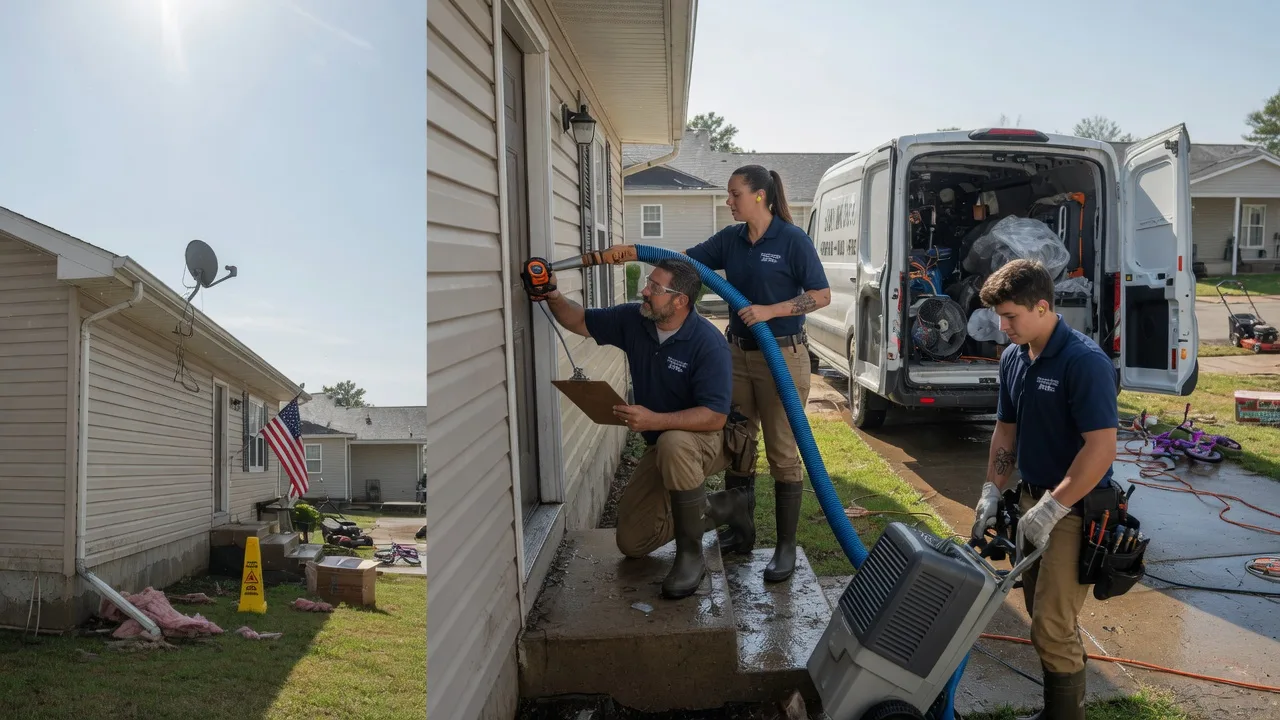 Ceiling Water Damage Restoration in Spencer, ID near me